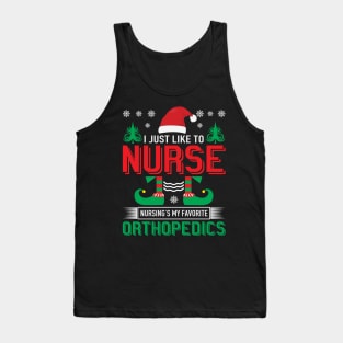 I just like to nurse, nursing is my favorite orthopedics Tank Top